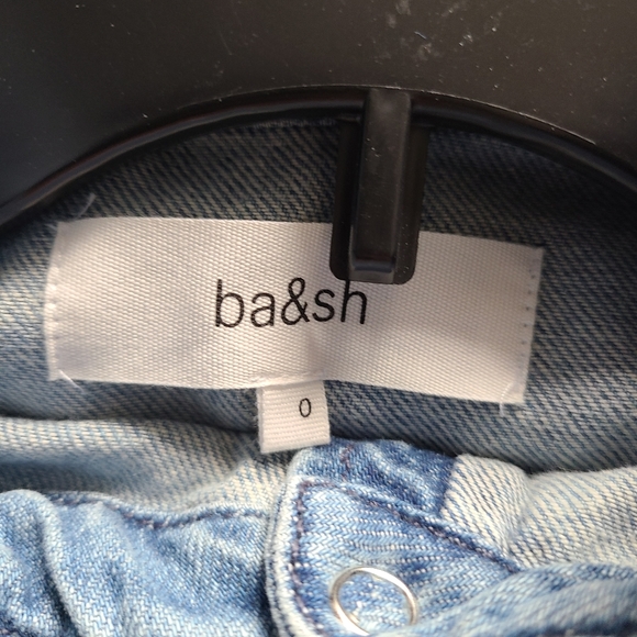BA&SH Denim Cotton Button Down (Size - XS) - Picture 9 of 11